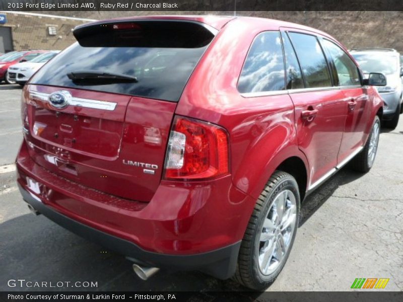 Ruby Red / Charcoal Black 2013 Ford Edge Limited AWD