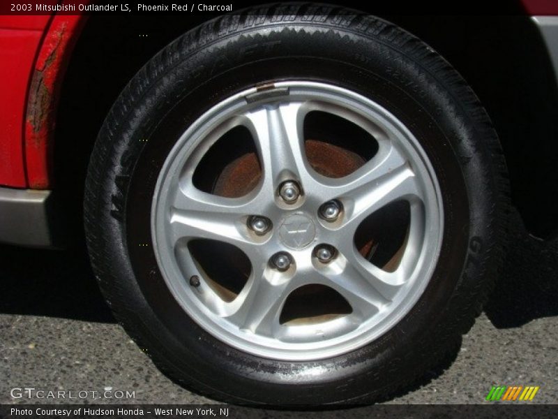 Phoenix Red / Charcoal 2003 Mitsubishi Outlander LS
