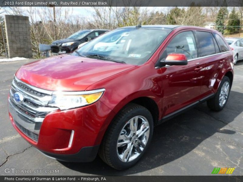 Ruby Red / Charcoal Black 2013 Ford Edge Limited AWD