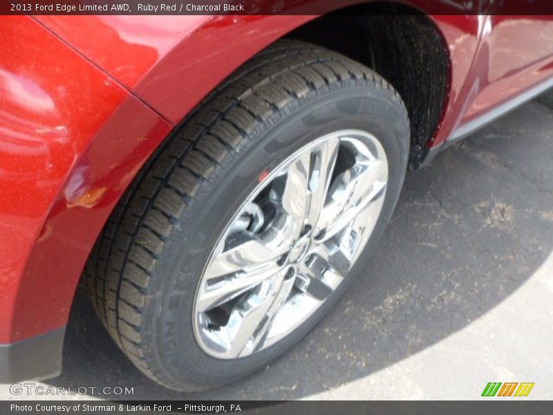 Ruby Red / Charcoal Black 2013 Ford Edge Limited AWD
