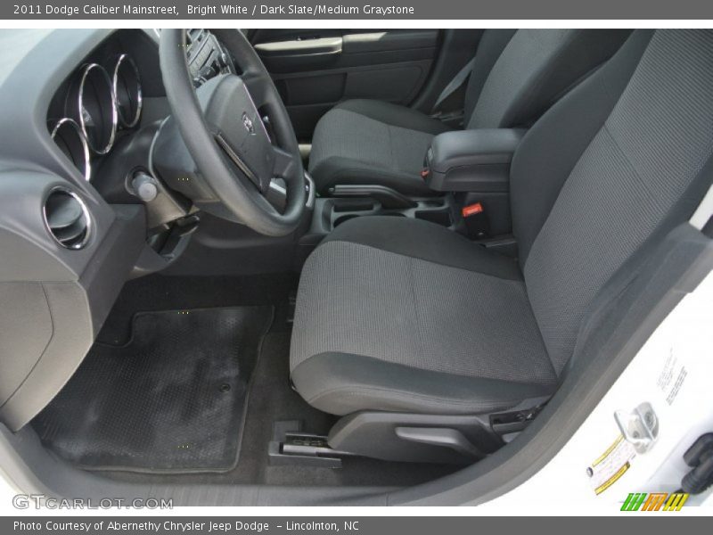 Bright White / Dark Slate/Medium Graystone 2011 Dodge Caliber Mainstreet