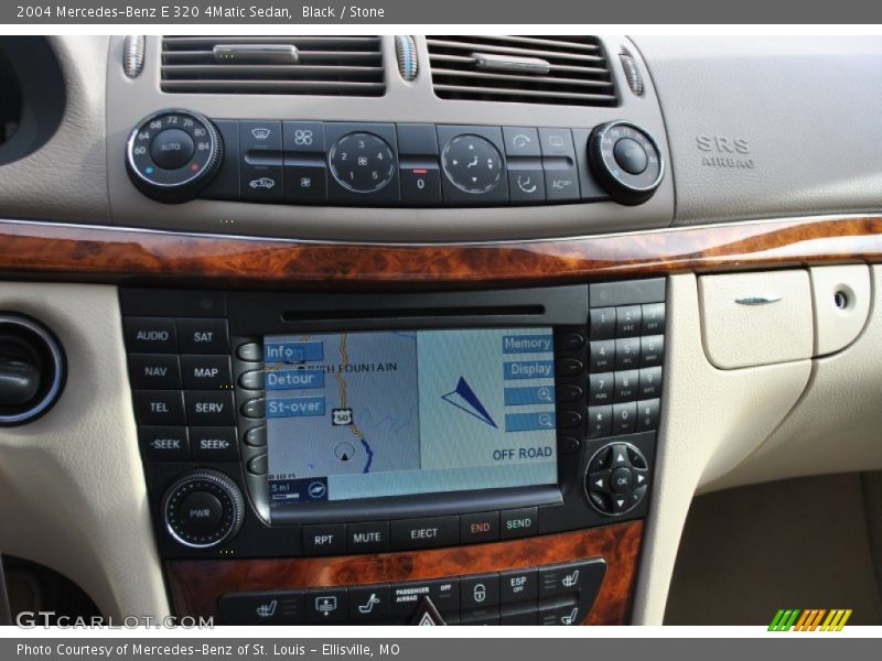 Black / Stone 2004 Mercedes-Benz E 320 4Matic Sedan