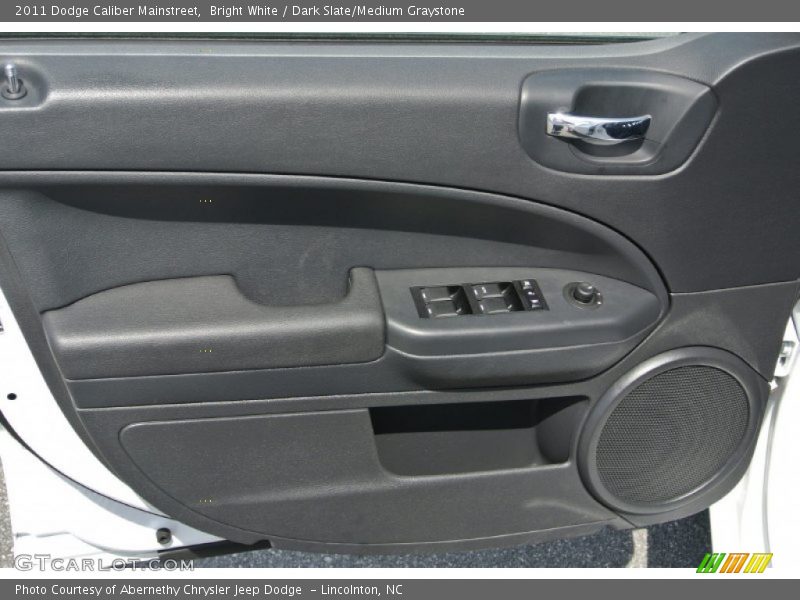 Bright White / Dark Slate/Medium Graystone 2011 Dodge Caliber Mainstreet