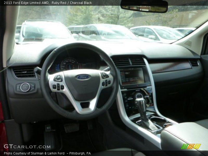 Ruby Red / Charcoal Black 2013 Ford Edge Limited AWD