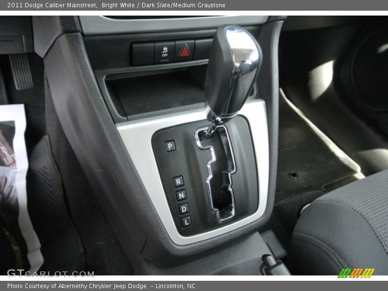 Bright White / Dark Slate/Medium Graystone 2011 Dodge Caliber Mainstreet