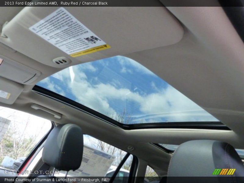 Ruby Red / Charcoal Black 2013 Ford Edge Limited AWD