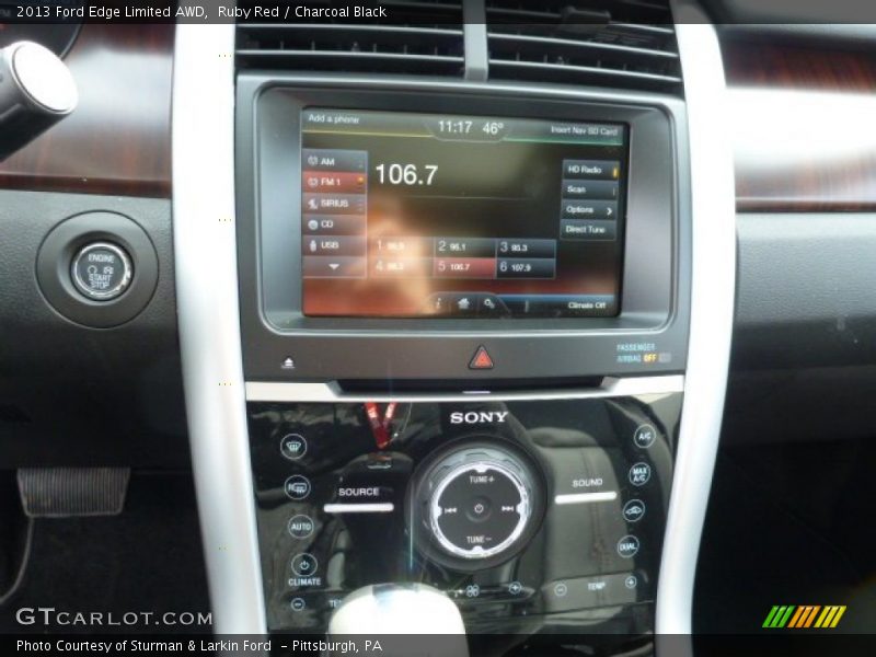 Ruby Red / Charcoal Black 2013 Ford Edge Limited AWD