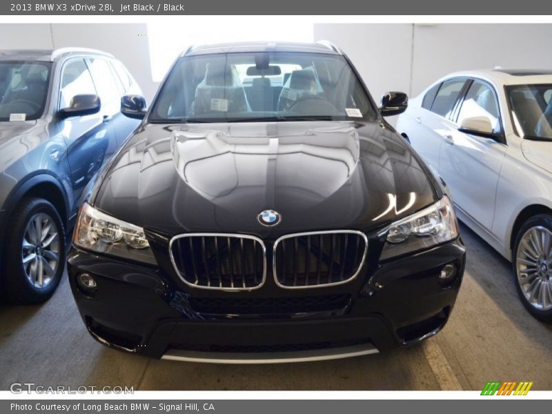 Jet Black / Black 2013 BMW X3 xDrive 28i