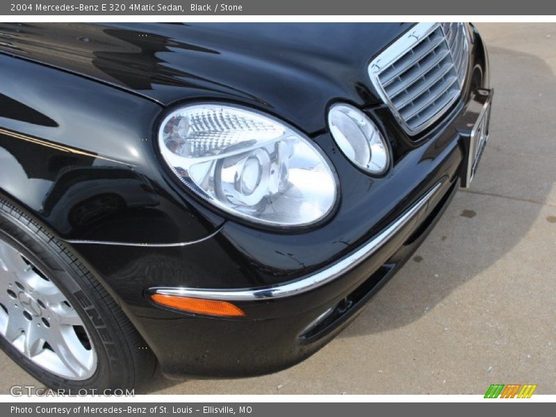 Black / Stone 2004 Mercedes-Benz E 320 4Matic Sedan