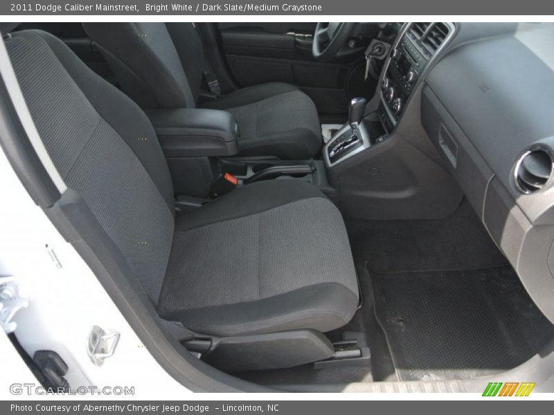 Bright White / Dark Slate/Medium Graystone 2011 Dodge Caliber Mainstreet