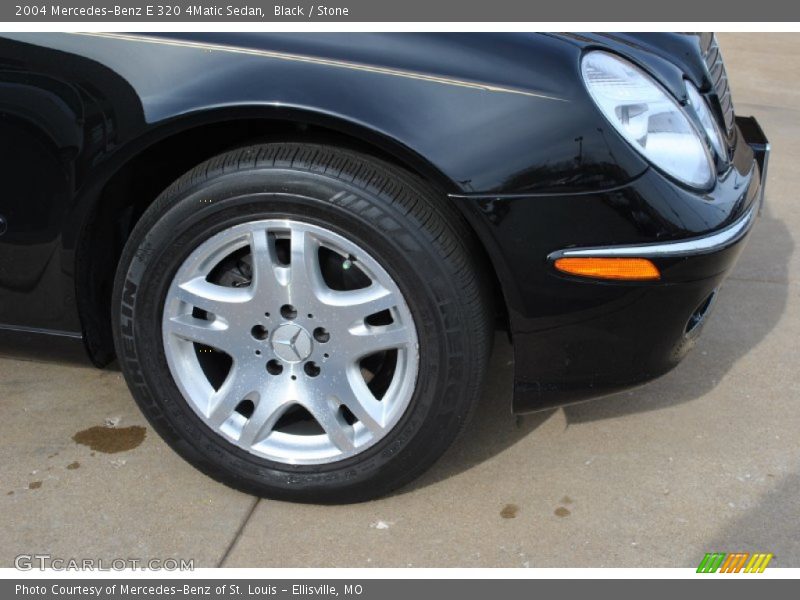 Black / Stone 2004 Mercedes-Benz E 320 4Matic Sedan