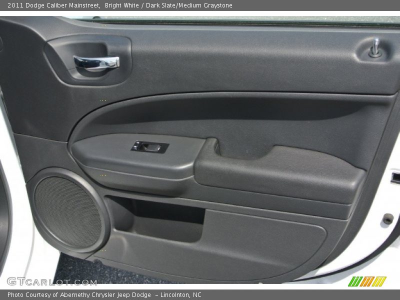 Bright White / Dark Slate/Medium Graystone 2011 Dodge Caliber Mainstreet