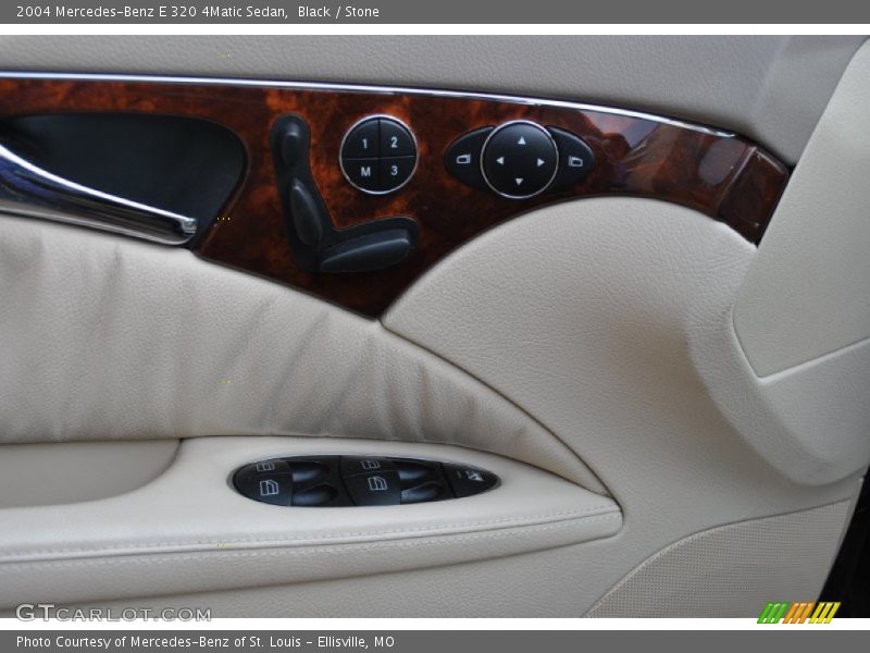 Black / Stone 2004 Mercedes-Benz E 320 4Matic Sedan