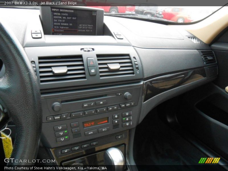 Controls of 2007 X3 3.0si