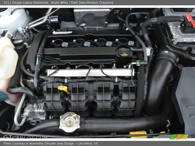 Bright White / Dark Slate/Medium Graystone 2011 Dodge Caliber Mainstreet