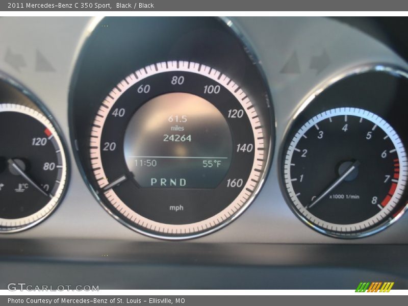 Black / Black 2011 Mercedes-Benz C 350 Sport