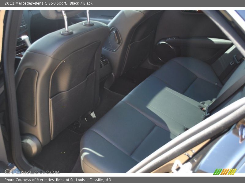 Black / Black 2011 Mercedes-Benz C 350 Sport
