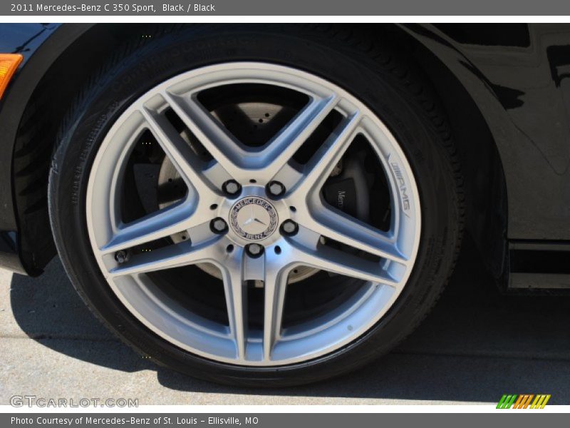 Black / Black 2011 Mercedes-Benz C 350 Sport