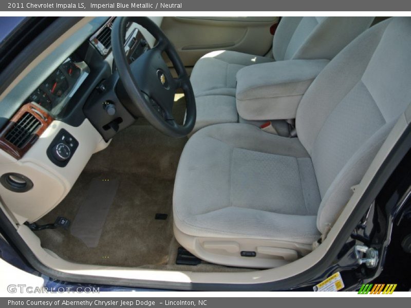 Imperial Blue Metallic / Neutral 2011 Chevrolet Impala LS