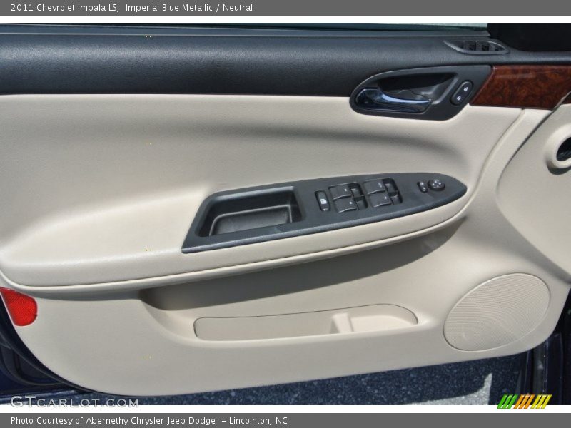 Imperial Blue Metallic / Neutral 2011 Chevrolet Impala LS