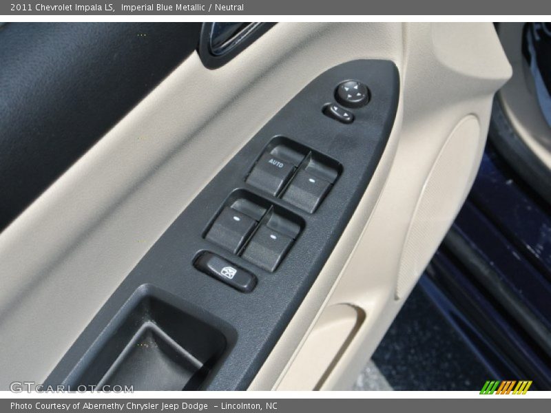 Imperial Blue Metallic / Neutral 2011 Chevrolet Impala LS
