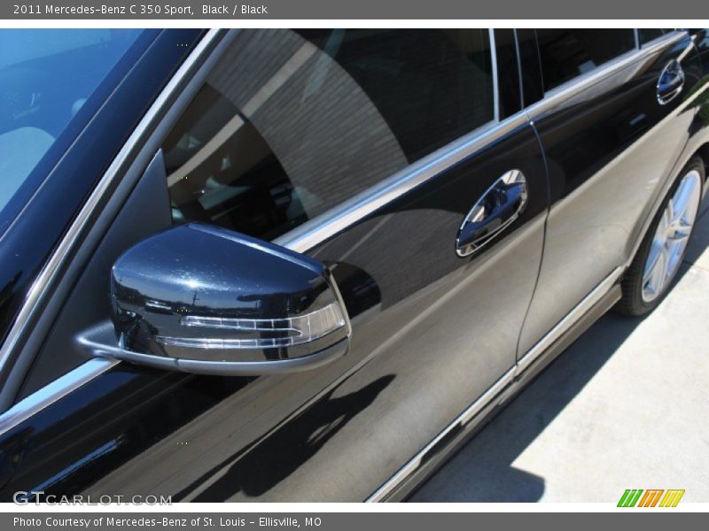 Black / Black 2011 Mercedes-Benz C 350 Sport