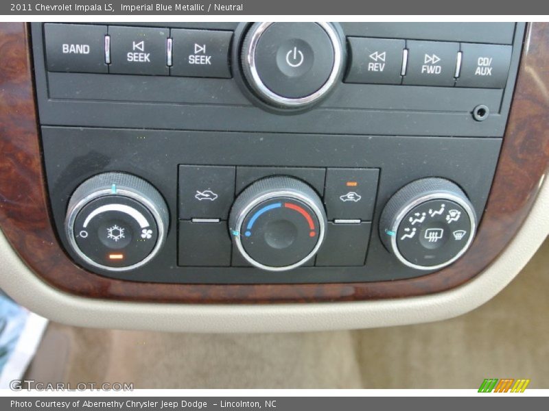 Imperial Blue Metallic / Neutral 2011 Chevrolet Impala LS