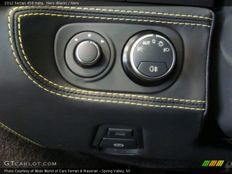 Controls of 2012 458 Italia