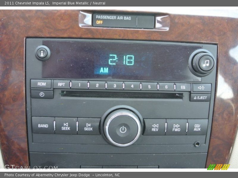 Imperial Blue Metallic / Neutral 2011 Chevrolet Impala LS