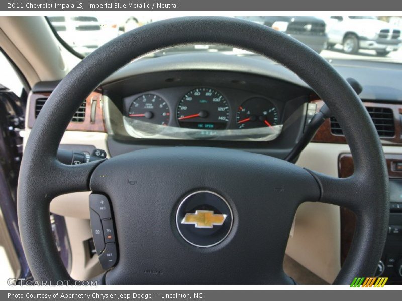 Imperial Blue Metallic / Neutral 2011 Chevrolet Impala LS