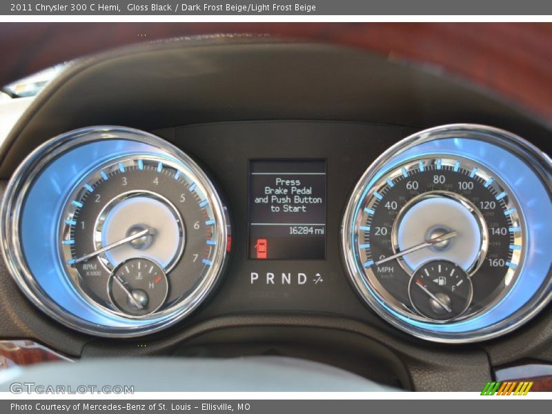 Gloss Black / Dark Frost Beige/Light Frost Beige 2011 Chrysler 300 C Hemi