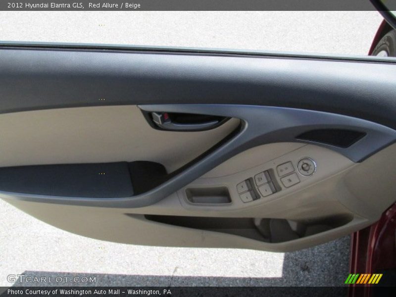 Red Allure / Beige 2012 Hyundai Elantra GLS