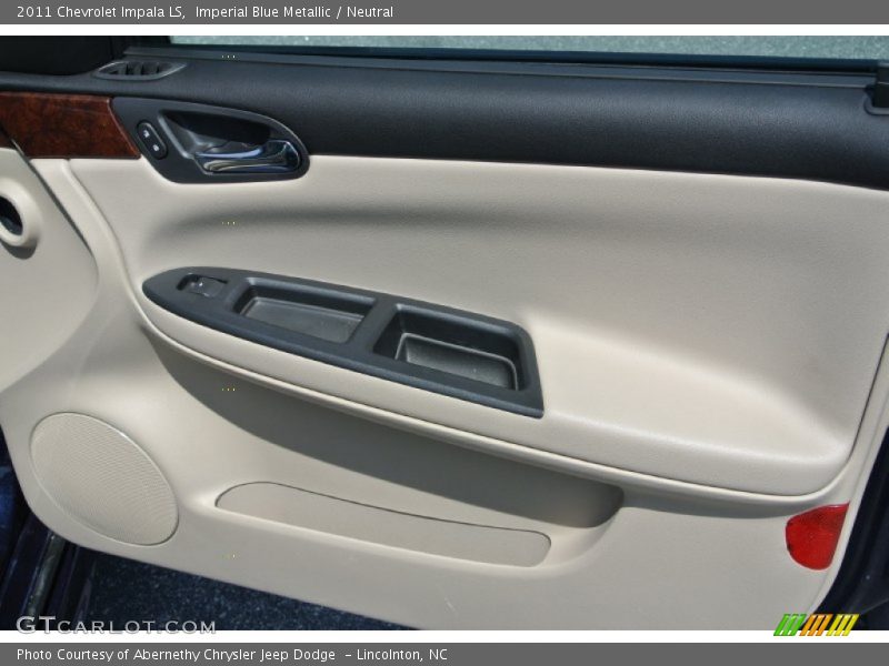Imperial Blue Metallic / Neutral 2011 Chevrolet Impala LS