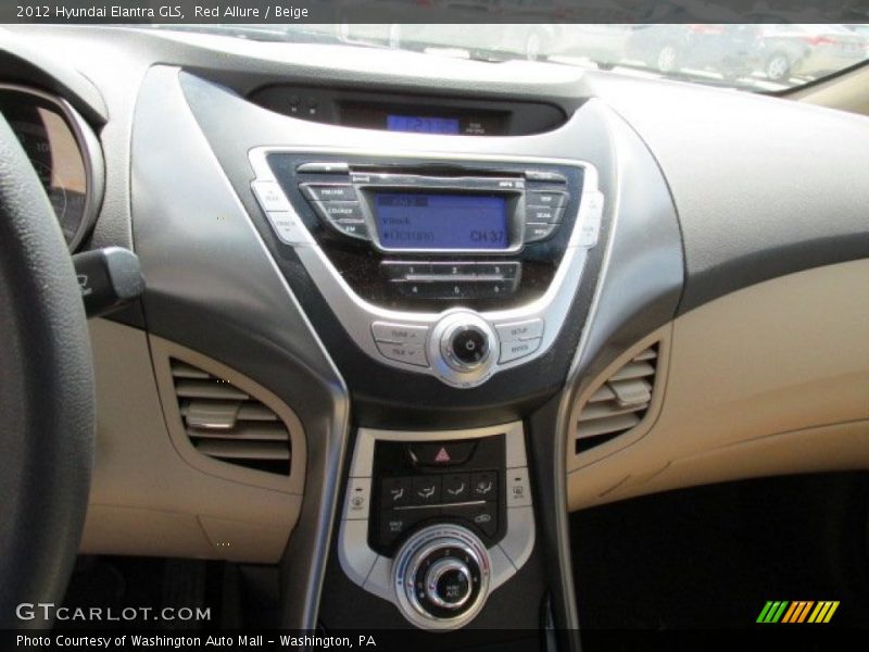 Red Allure / Beige 2012 Hyundai Elantra GLS