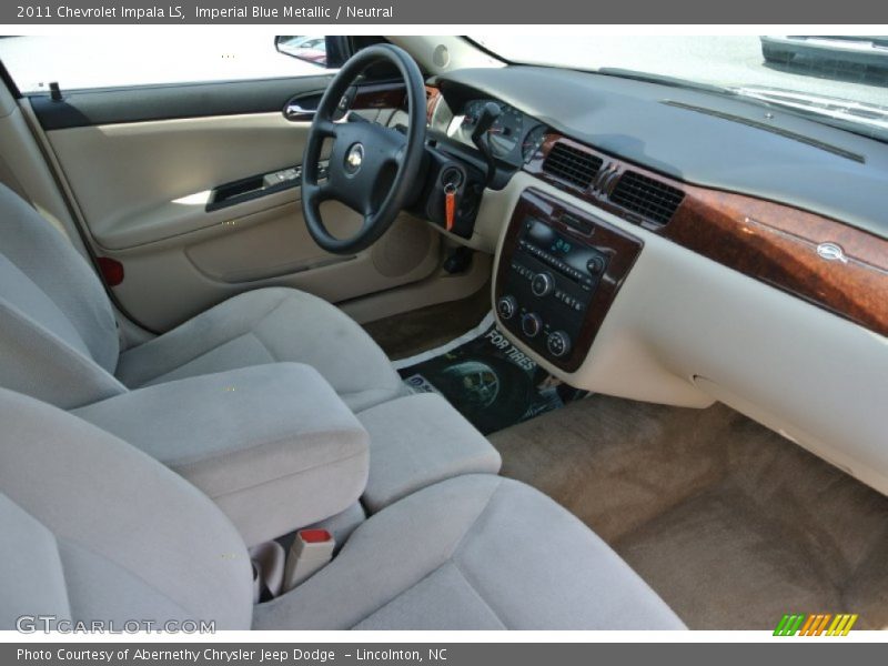 Imperial Blue Metallic / Neutral 2011 Chevrolet Impala LS