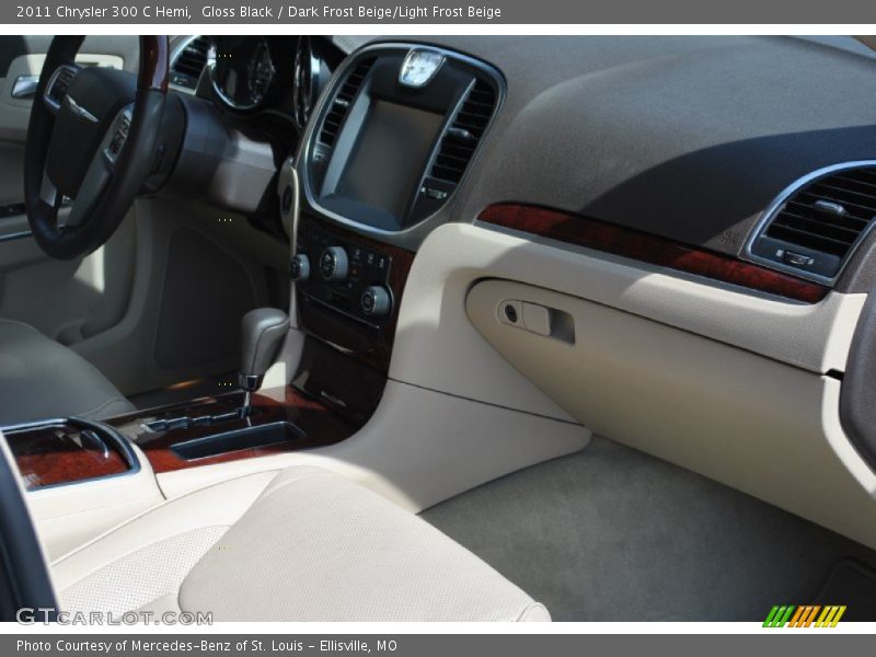 Gloss Black / Dark Frost Beige/Light Frost Beige 2011 Chrysler 300 C Hemi