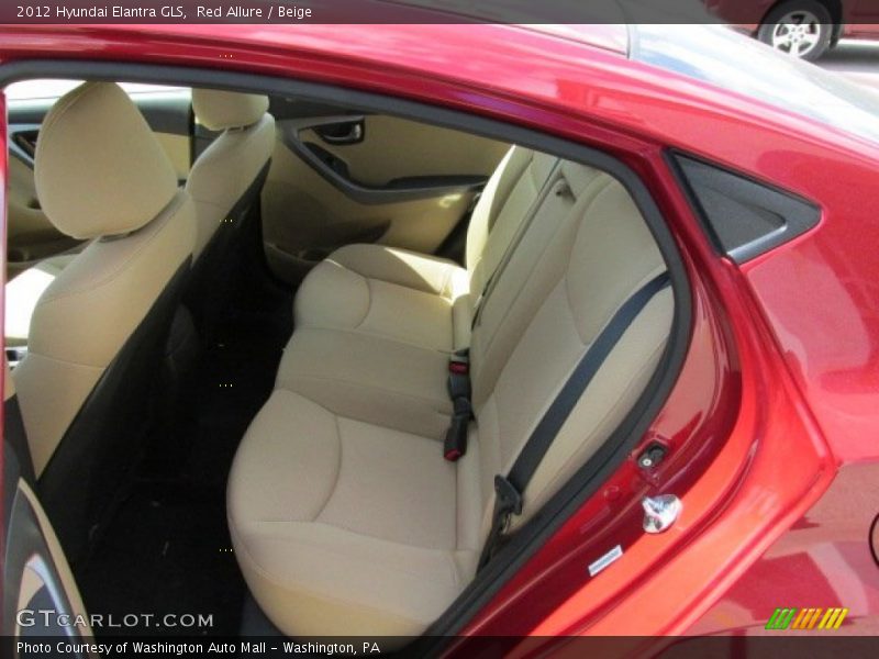 Red Allure / Beige 2012 Hyundai Elantra GLS