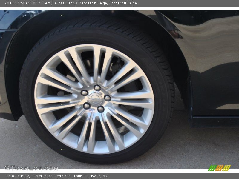 Gloss Black / Dark Frost Beige/Light Frost Beige 2011 Chrysler 300 C Hemi