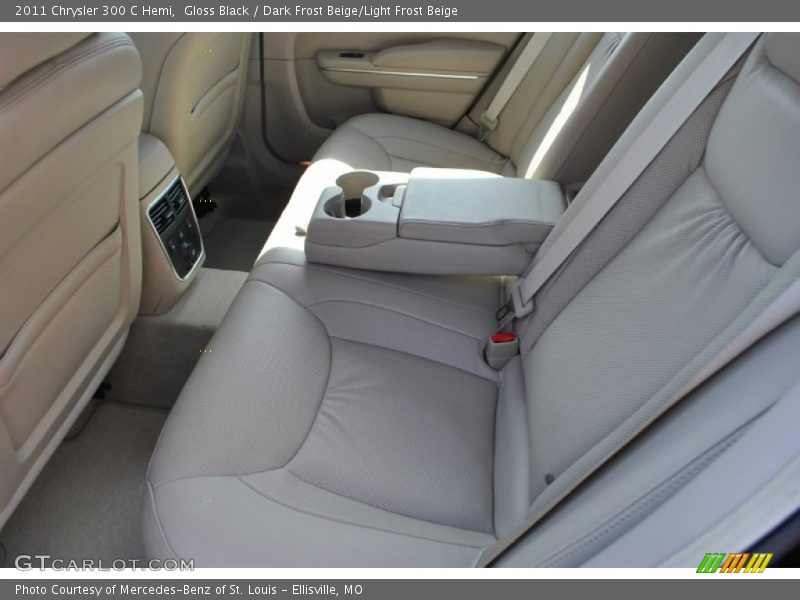 Gloss Black / Dark Frost Beige/Light Frost Beige 2011 Chrysler 300 C Hemi