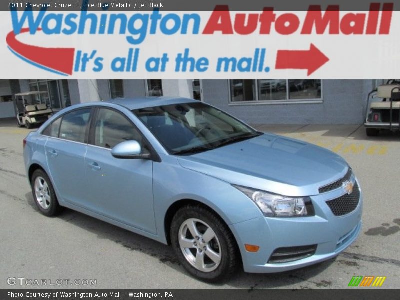 Ice Blue Metallic / Jet Black 2011 Chevrolet Cruze LT