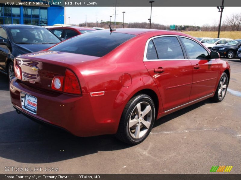 Red Jewel / Ebony 2009 Chevrolet Malibu LT Sedan