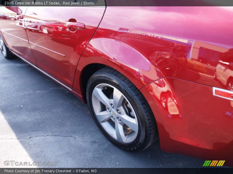 Red Jewel / Ebony 2009 Chevrolet Malibu LT Sedan