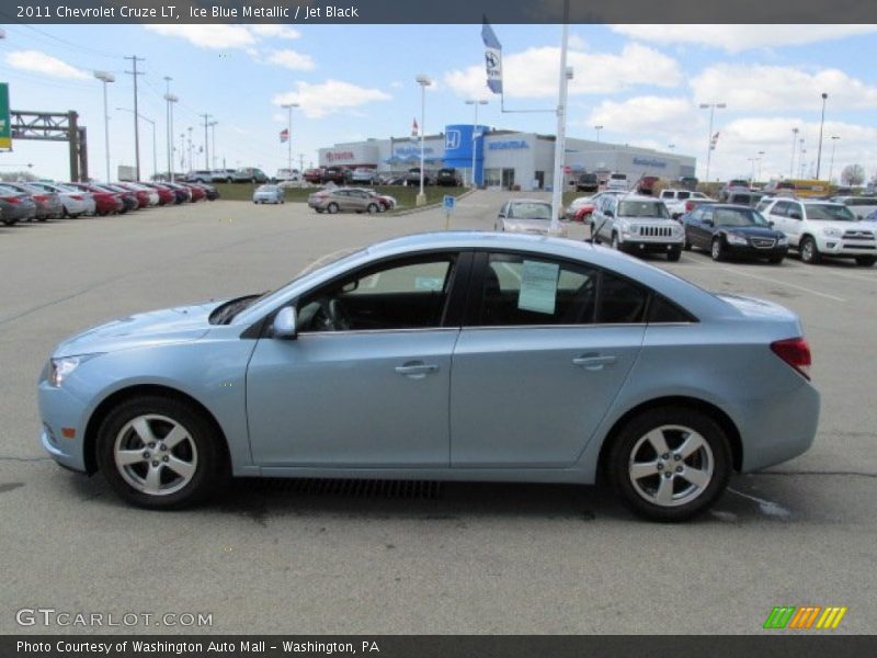Ice Blue Metallic / Jet Black 2011 Chevrolet Cruze LT