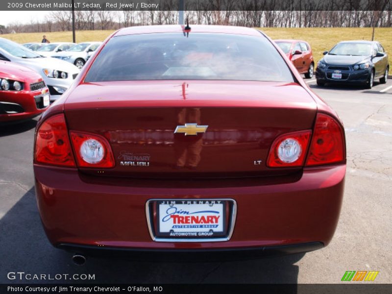Red Jewel / Ebony 2009 Chevrolet Malibu LT Sedan