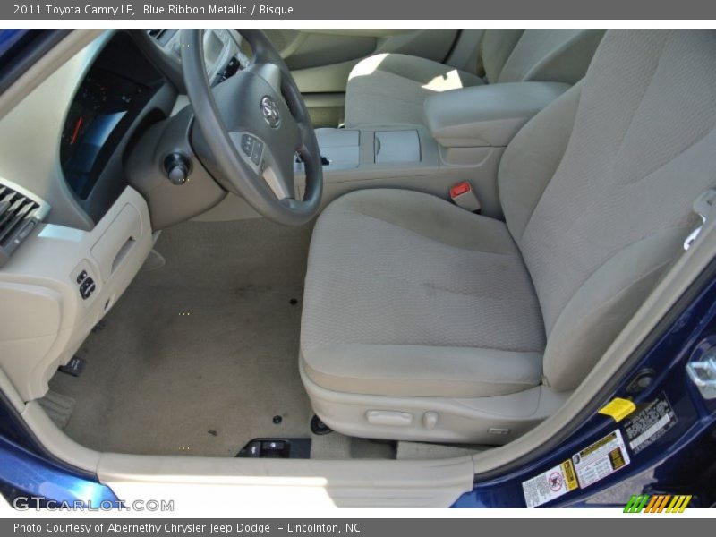Blue Ribbon Metallic / Bisque 2011 Toyota Camry LE