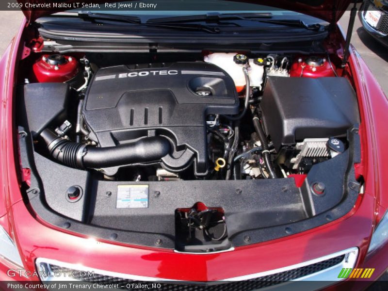 Red Jewel / Ebony 2009 Chevrolet Malibu LT Sedan