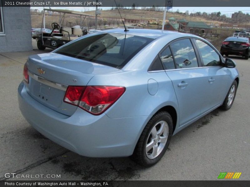 Ice Blue Metallic / Jet Black 2011 Chevrolet Cruze LT