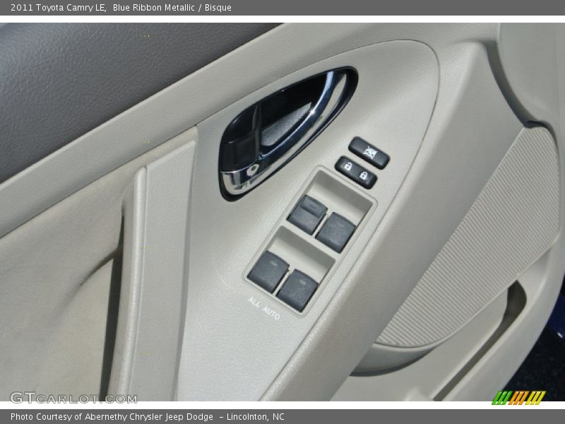 Blue Ribbon Metallic / Bisque 2011 Toyota Camry LE