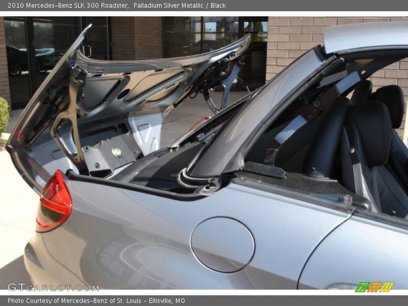 Palladium Silver Metallic / Black 2010 Mercedes-Benz SLK 300 Roadster