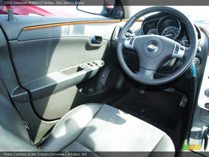 Red Jewel / Ebony 2009 Chevrolet Malibu LT Sedan